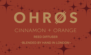 *LIMITED EDITION* DIFFUSER - CINNAMON + ORANGE