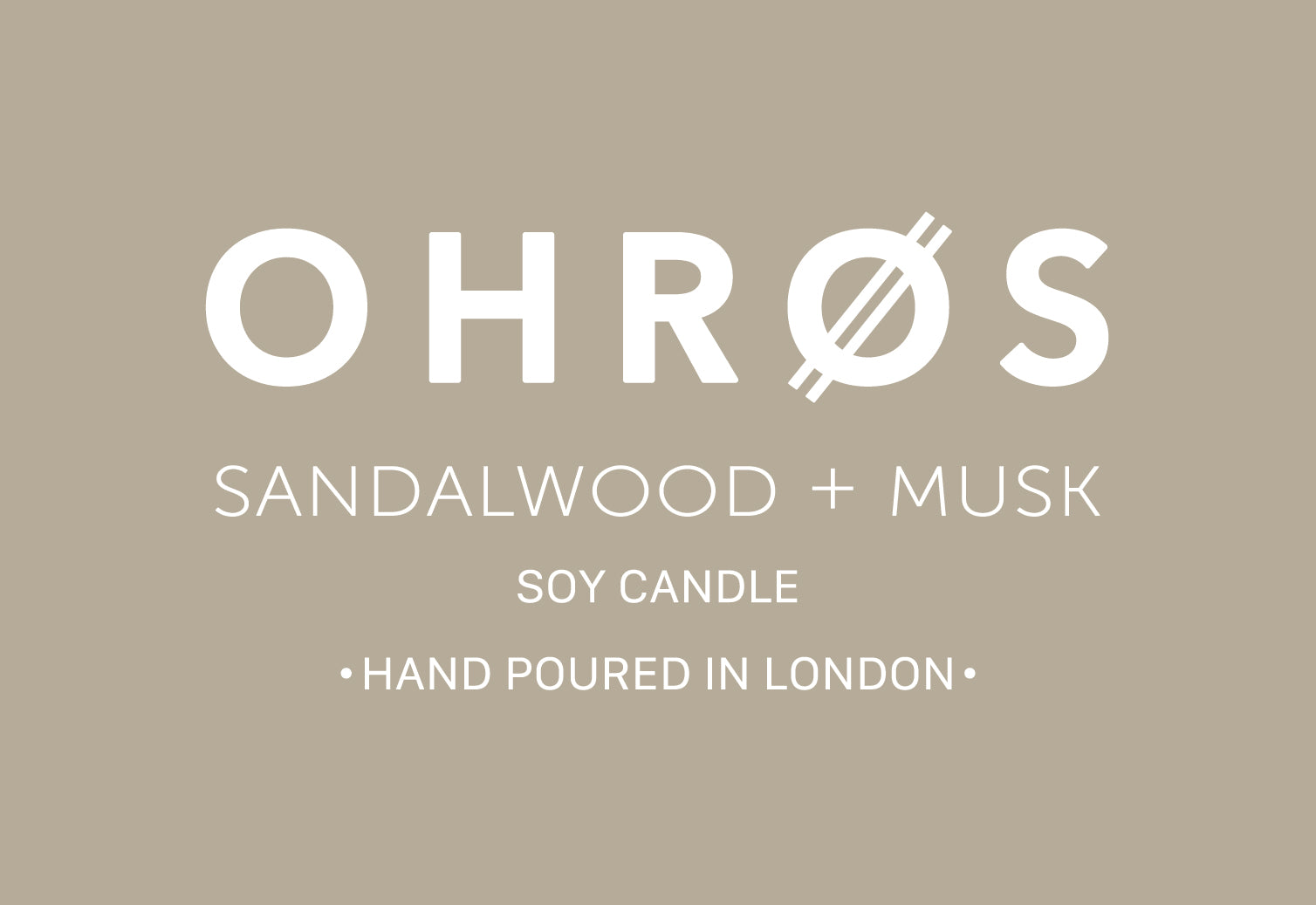 🌱 Sandalwood + Musk - soy wax candle 🌱